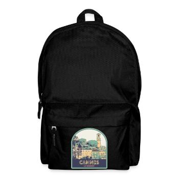 Le Suquet district in Cannes in France - Backpack - black - Front