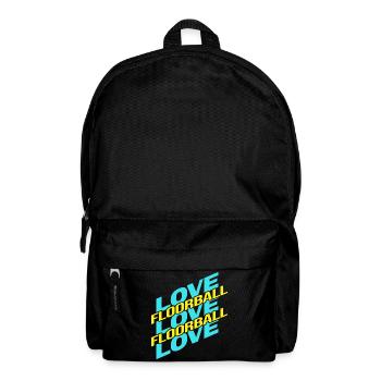 Floorball Floorball Player floorball-love - Backpack - black - Front