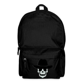 Crâne de cow-boy - Sac à dos - noir - Devant