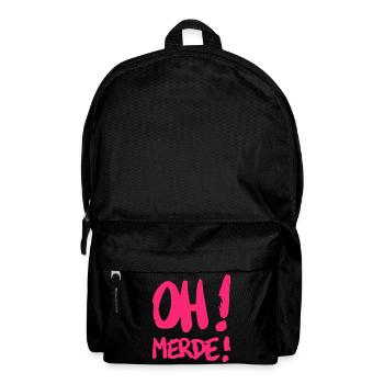 Merde - Sac à dos - noir - Devant