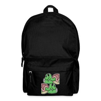 Schildkröte Schildkröten - Rucksack - Schwarz - Vorne