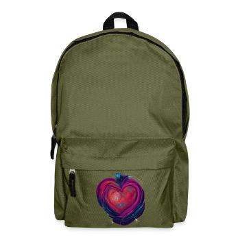 Heart of the Galaxy - Backpack - olive green - Front