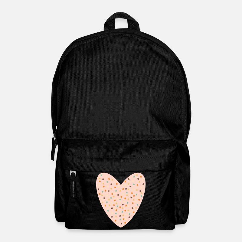 Cœur heureux - Sac à dos - noir
