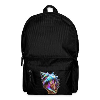 Chromatische Muschel - Rucksack - Schwarz - Vorne