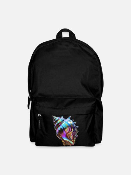Chromatische Muschel - Rucksack - Schwarz