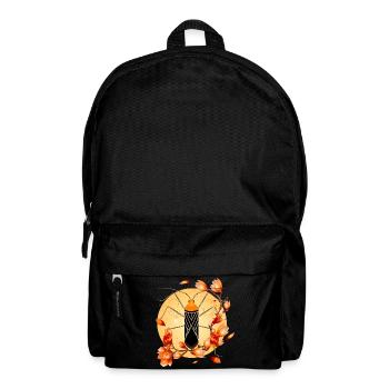 Anisoscelis alipes Leaffoot Bug and Magnolia - Backpack - black - Front