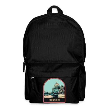 Illustration Historic Center of Berlin - Backpack - black - Front