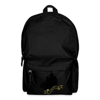 bateau pirate - Sac à dos - noir - Devant