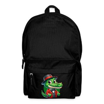 Crocodile Russian in Russian Russian Crocodiles - Backpack - black - Front