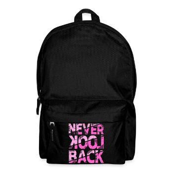 Conception de motivation Never Look Back - Sac à dos - noir - Devant