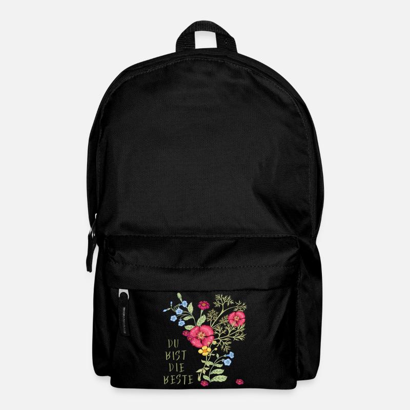 Du bist die Beste - Rucksack - Schwarz