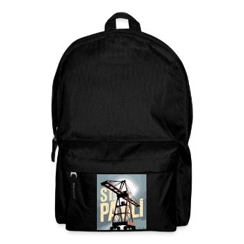 St. Pauli, Hambourg, Port, Port, Grue, Nostalgie - Sac à dos - noir - Devant