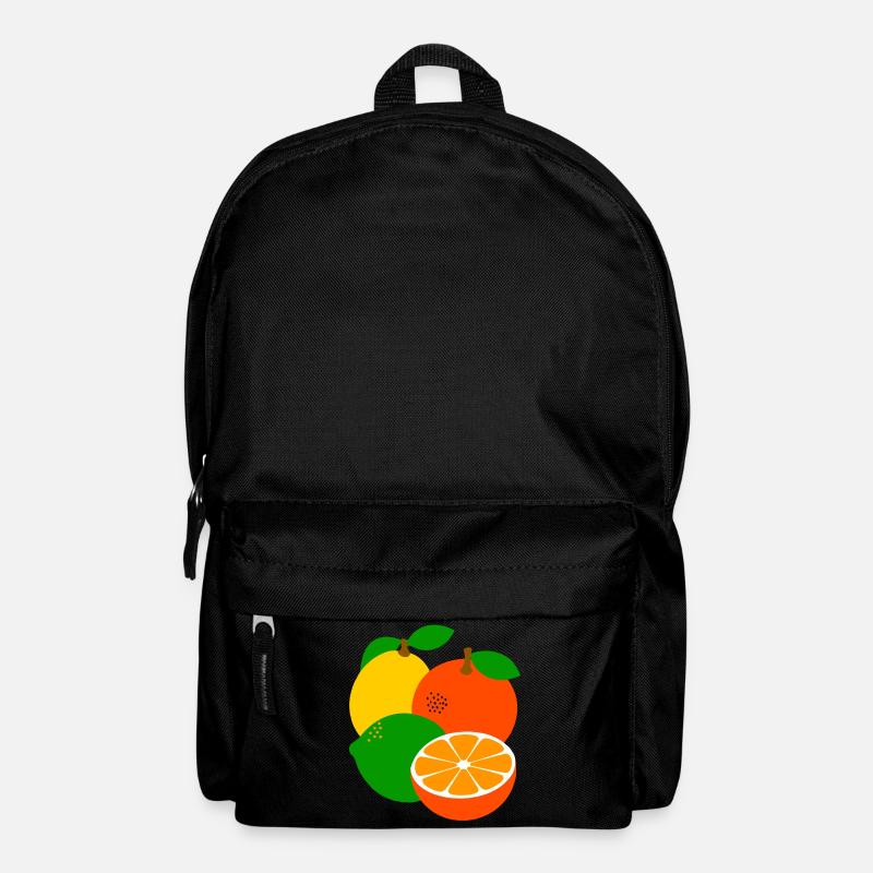 Früchte - Rucksack - Schwarz