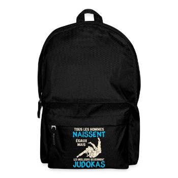 les meilleurs deviennent judokas cadeau judo - Sac à dos - noir - Devant