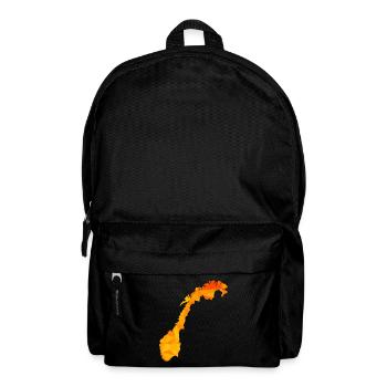 Norvège - Norvège - Norvège - Drapeau - Scandinavie - Sac à dos - noir - Devant