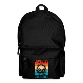Level 29 Years Unlocked - 29th Anniversary Gamer - Backpack - black - Front