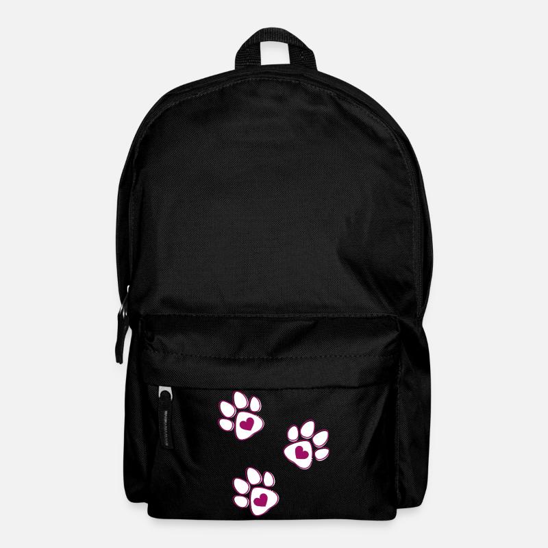 Stilisierte Herzbeine - Rucksack - Schwarz