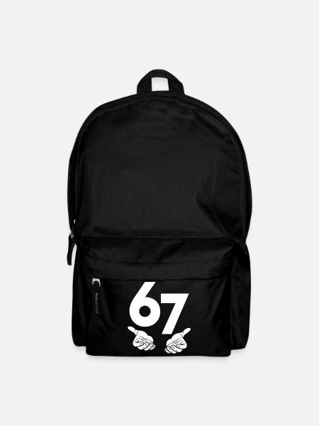 6 7 - Rucksack - Schwarz