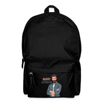 Daddy Approved Bart Mann Design - Rucksack - Schwarz - Vorne