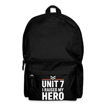 Unité 7 J’ai élevé ma fierté parentale de héros - Sac à dos - noir - Devant