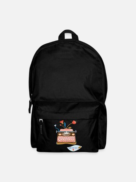 Schreibmaschine - Rucksack - Schwarz