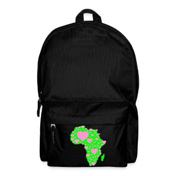 Africa Heart Pattern - Backpack - black - Front