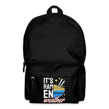 Es ist Ramen-Wetter-Cozy Noodle Lover - Rucksack - Schwarz - Vorne