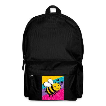 abeille - Sac à dos - noir - Devant