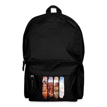 Utah Travel – Red Rocks & Desert Arches - Backpack - black - Front