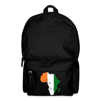 Elfenbeinküste Flagge Afrika used - Rucksack - Schwarz - Vorne