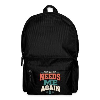 Head of the daycare center, head of the preschool - Backpack - black - Front