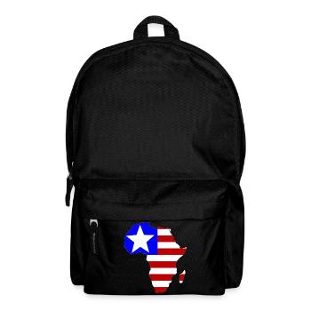 Liberia_Flagge_Afrika - Backpack - black - Front
