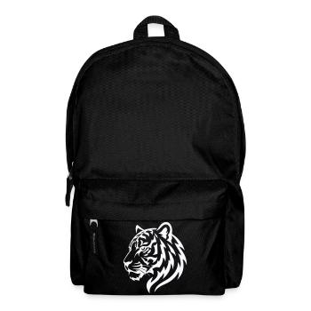 Tiger Line Head Silhouette Powerful - Backpack - black - Front