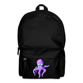 Purple Squid Pop Art - Backpack - black - Front