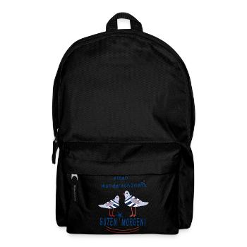 Guten Morgen mit Möwen - Rucksack - Schwarz - Vorne