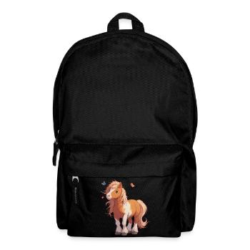 Bangs with butterflies - Backpack - black - Front