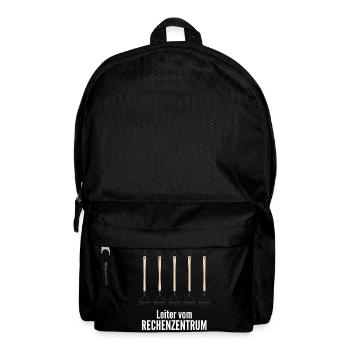 Rechenzentrum Programmieren - Rucksack - Schwarz - Vorne