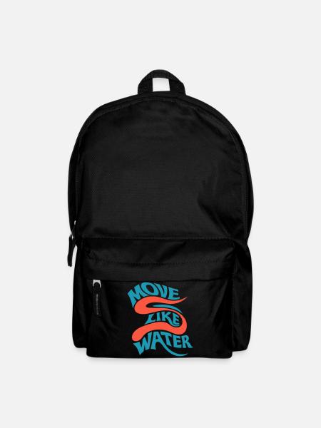Move like water - Rucksack - Schwarz