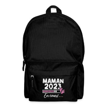 Maman 2023 En Cours - Sac à dos - noir - Devant