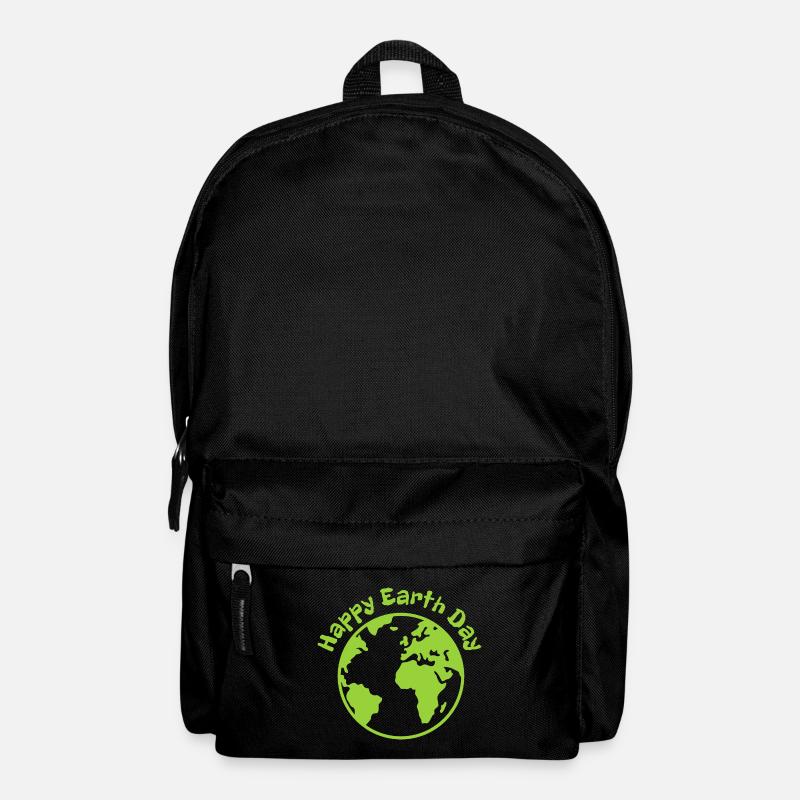 Happy Earth Day - Backpack - black