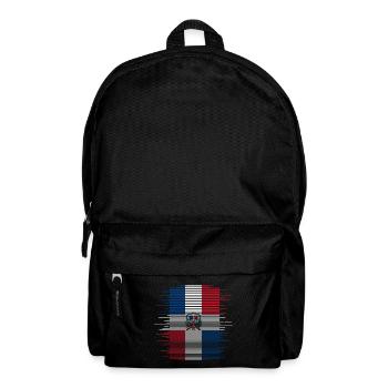 Dominican Republic Flag Dom Rep Flag Travel - Backpack - black - Front