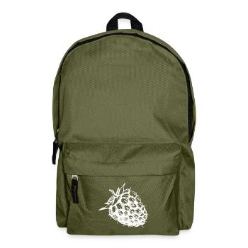 Raspberry fruit healthy healthy - Backpack - olive green - Front