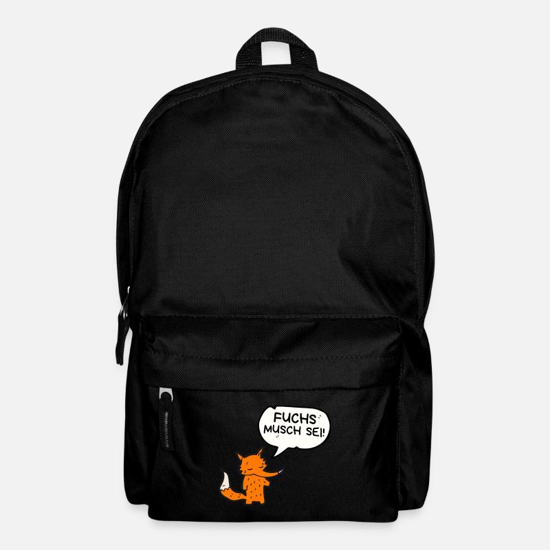 Ein Fuchs musst du sein | Fuchs musch sei! - Rucksack - Schwarz