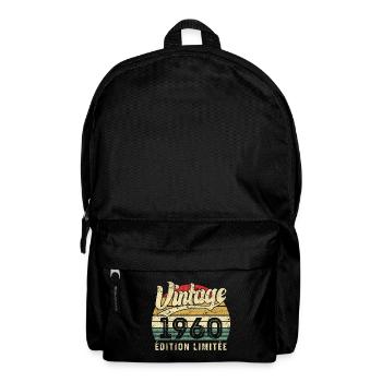 Vintage 1960 Birthday Gift Limited Edition - Backpack - black - Front