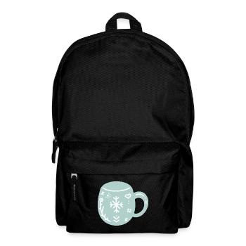 Joyeux Noël Chien Teckel Patte T-Shirt - Sac à dos - noir - Devant