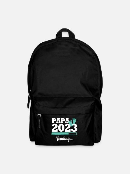 Papa 2023 wird geladen - Rucksack - Schwarz