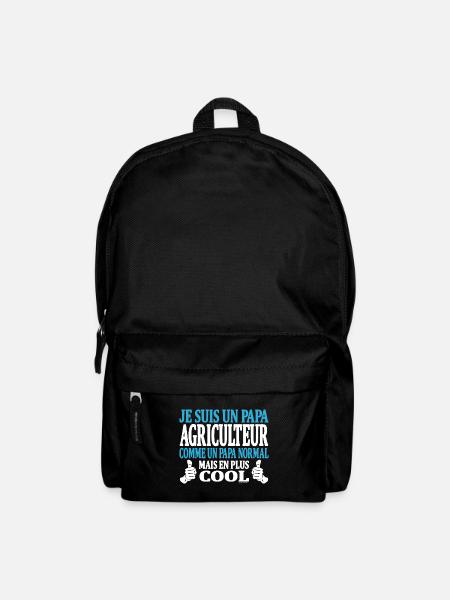 Je suis un papa agriculteur - Sac à dos - noir