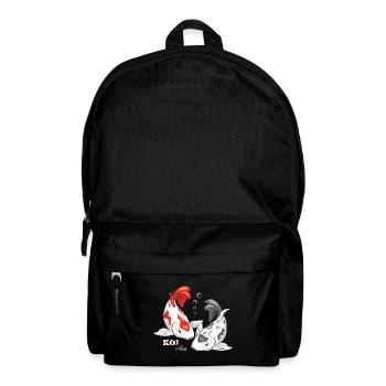 Zwei Koi-Fische. Koi-Vibes - Rucksack - Schwarz - Vorne