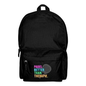 Padel Padel Tennis Padel Mode PADEL TENNIS THÉRAPIE - Sac à dos - noir - Devant