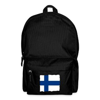 Drapeau finlandais Suomi drapeau finlandais look usé - Sac à dos - noir - Devant